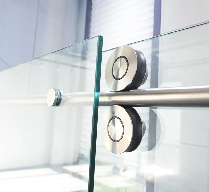Frameless sliding shower glass Frameless sliding shower glass