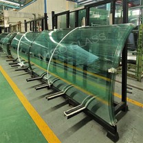 شیشه لمینت خمیده