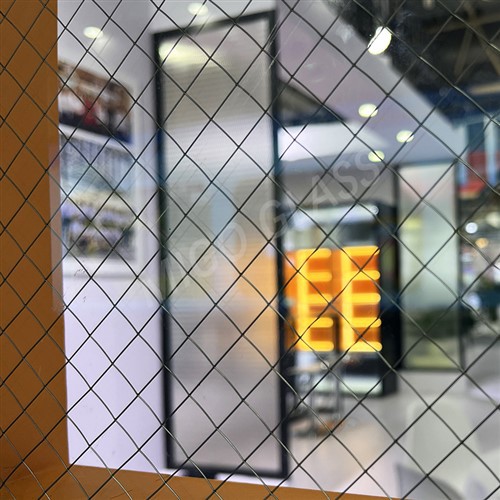 شیشه سیمی جلا الماس