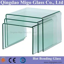 U شکل گرم شیشه خم / U خم شیشه برای فروش