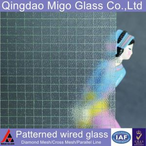 شیشه ایمنی سیمی الگو