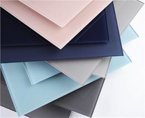 بک اسپلش شیشه ای با رنگ پشت