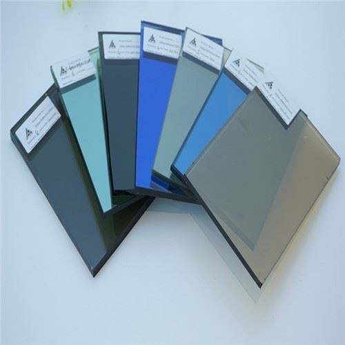 شیشه بازتابی رنگی 4 میلی متری تا 6 میلی متر